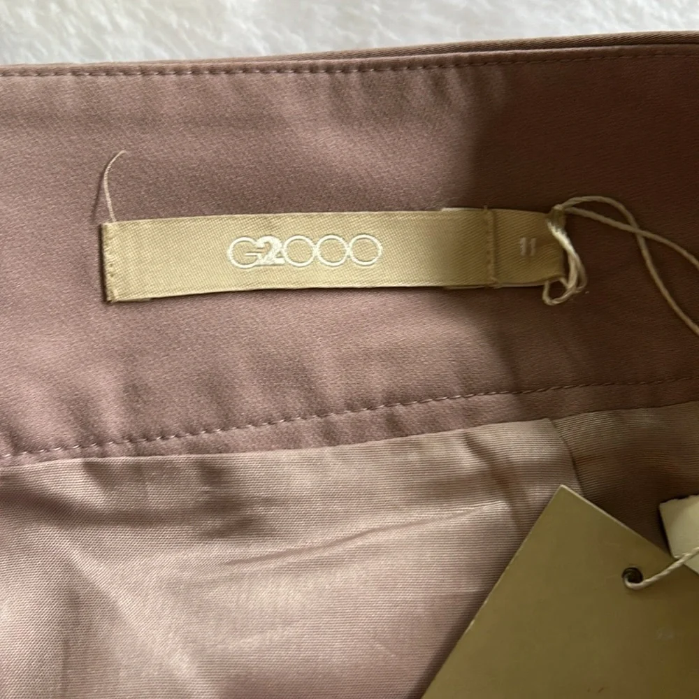 Vintage G2000 Blush Pink A Line Skirt Women’s Size 11 Back Slit Workwear